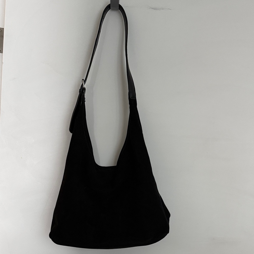 Suede (faux) Hobo Shoulder Bag